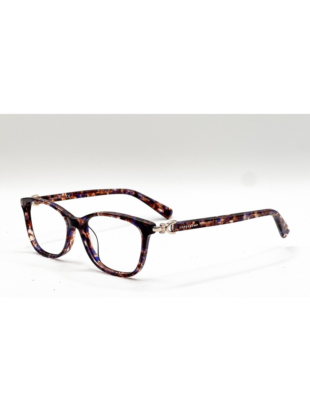Longchamp LO2633 625 Tortoise Brown Blue Gold Authentic Eyeglass Frames 51-15